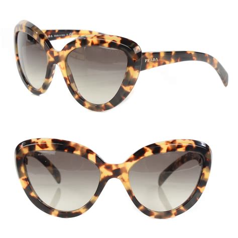 prada cat eye tortoiseshell sunglasses.